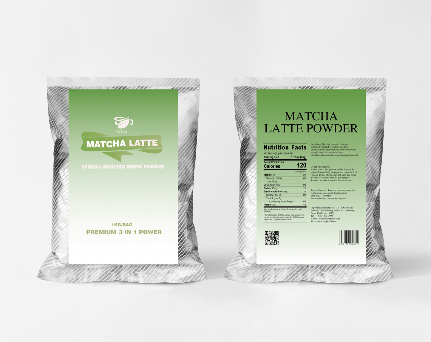 T&Tea Matcha Latte (3-in-1) – 1 kg – image 5