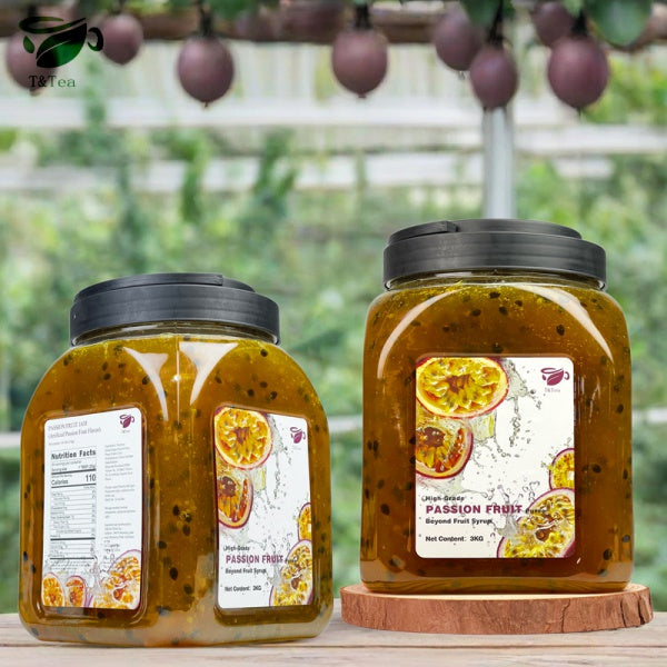 High-Grade Passion Fruit Purée Syrup – 3 kg | Fruit Base