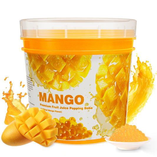 Mango Juice Popping Boba