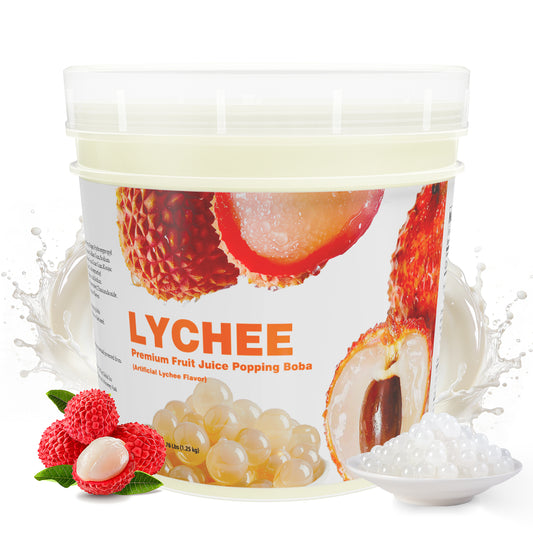 Lychee Juice Popping Boba