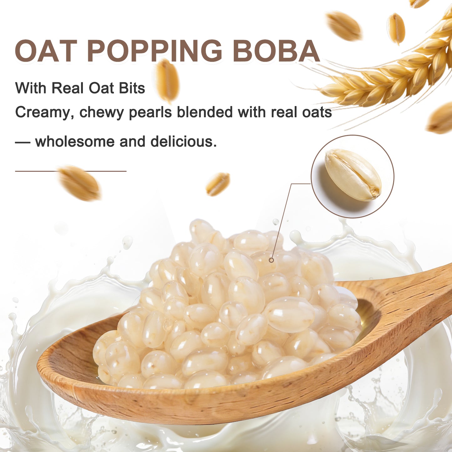 Creamy Oat Popping Boba