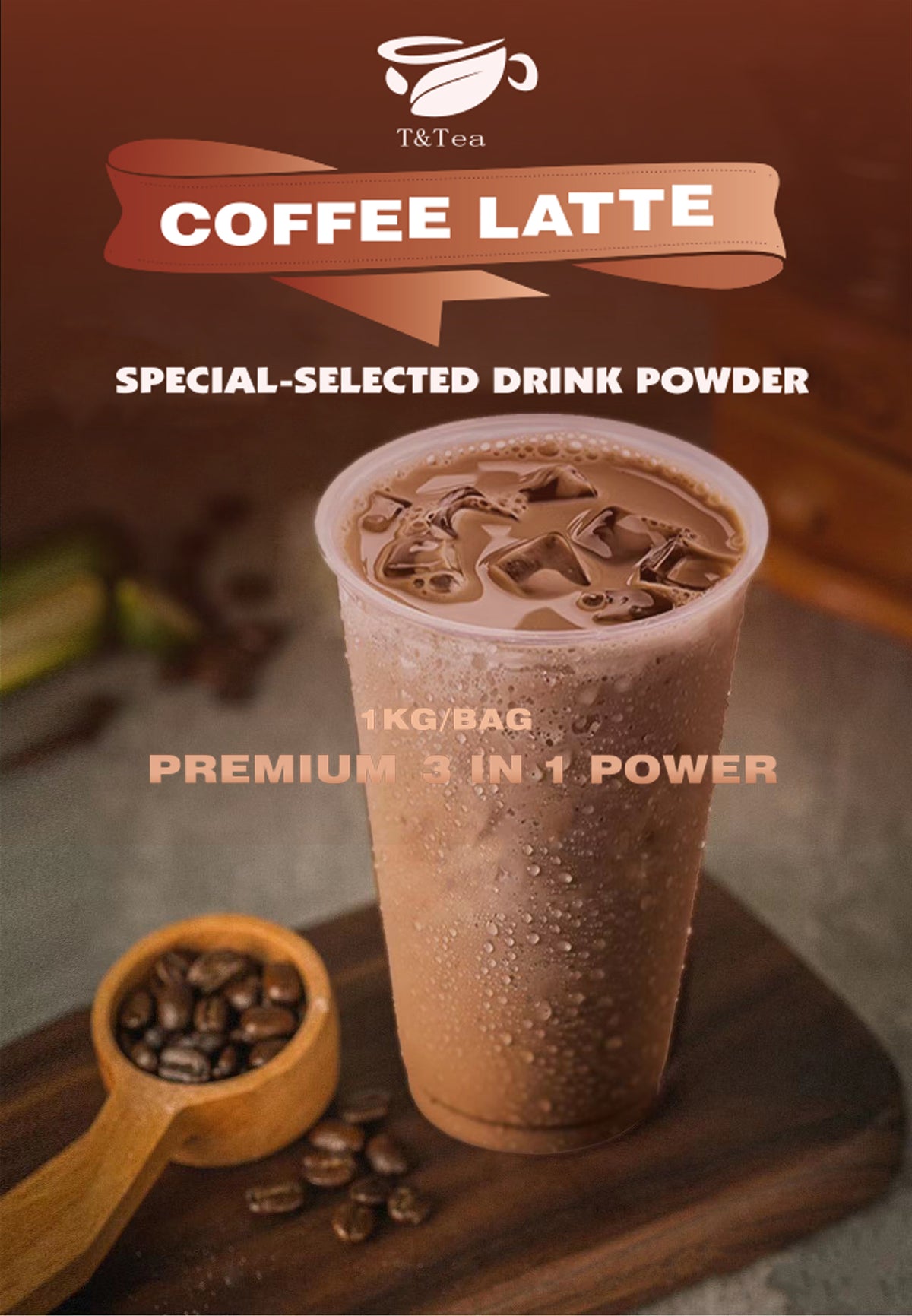 T&Tea Coffee Latte (3-in-1) – 1 kg – image 3