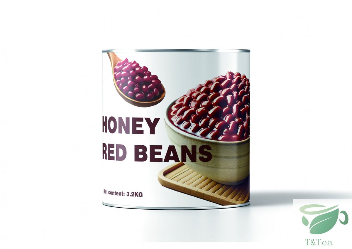 Honey Red Beans, 3.2 kg can — front packaging