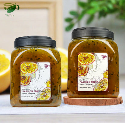High-Grade Passion Fruit Purée Syrup – 3 kg | Fruit Base
