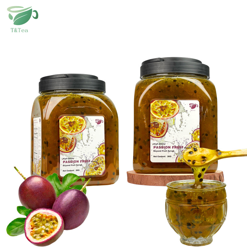 High-Grade Passion Fruit Purée Syrup – 3 kg | Fruit Base