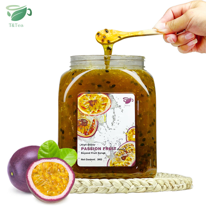 High-Grade Passion Fruit Purée Syrup – 3 kg | Fruit Base