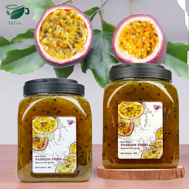 High-Grade Passion Fruit Purée Syrup – 3 kg | Fruit Base