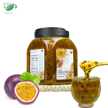 High-Grade Passion Fruit Purée Syrup – 3 kg | Fruit Base