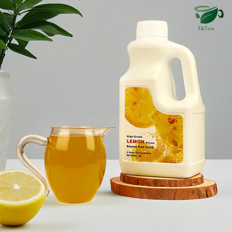 High-Grade Lemon Purée Syrup Concentrate – 1.6 L | 6× Concentrated