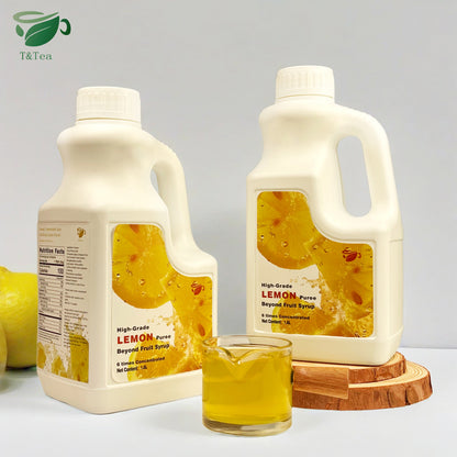 High-Grade Lemon Purée Syrup Concentrate – 1.6 L | 6× Concentrated