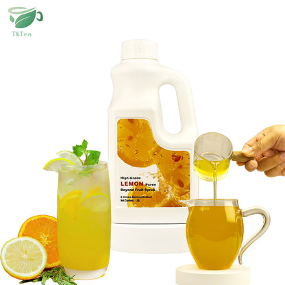 High-Grade Lemon Purée Syrup Concentrate – 1.6 L | 6× Concentrated
