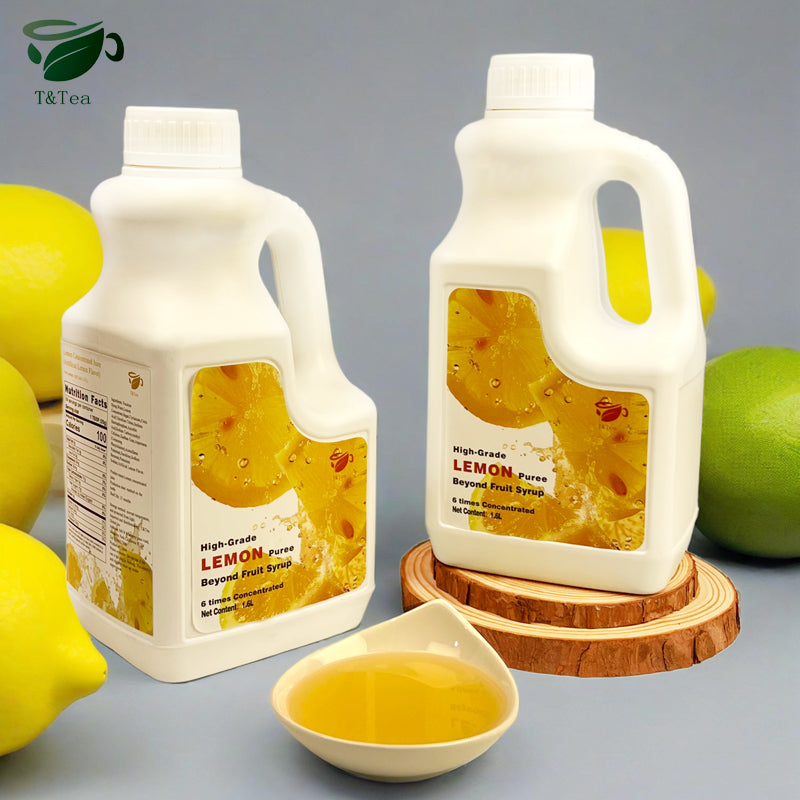 High-Grade Lemon Purée Syrup Concentrate – 1.6 L | 6× Concentrated