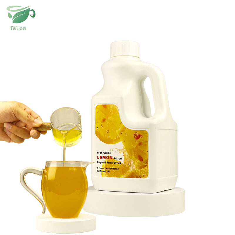 High-Grade Lemon Purée Syrup Concentrate – 1.6 L | 6× Concentrated
