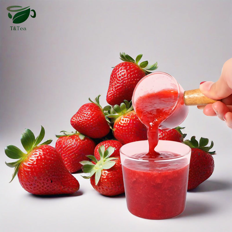 High-Grade Strawberry Purée Syrup Concentrate – 1.6 L | 6× Concentrated