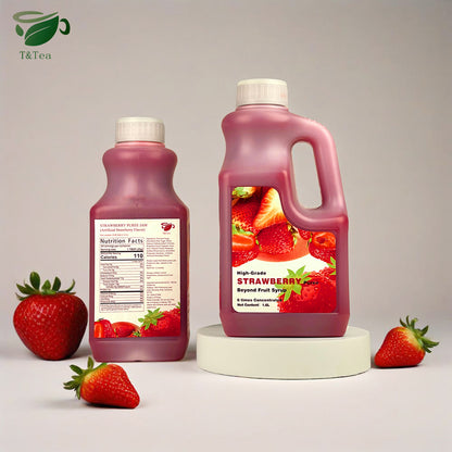 High-Grade Strawberry Purée Syrup Concentrate – 1.6 L | 6× Concentrated