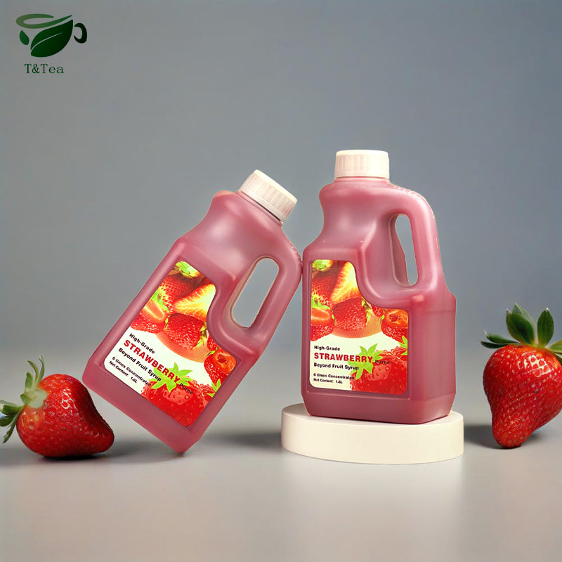 High-Grade Strawberry Purée Syrup Concentrate – 1.6 L | 6× Concentrated