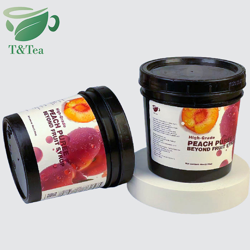 High-Grade Peach Purée Jam – 46 oz | 2.9 lb