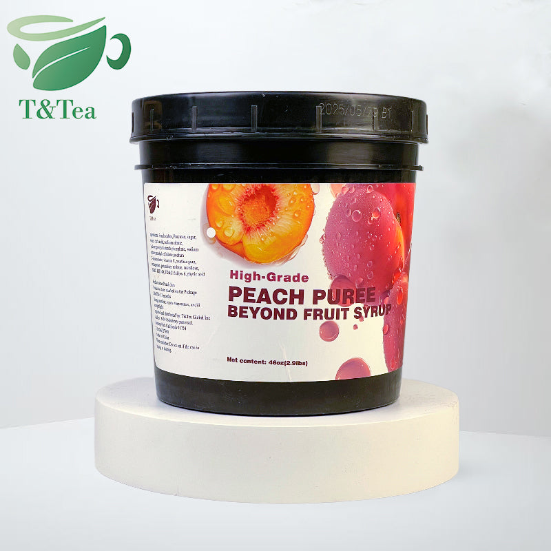 High-Grade Peach Purée Jam – 46 oz | 2.9 lb