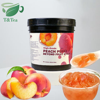 High-Grade Peach Purée Jam – 46 oz | 2.9 lb