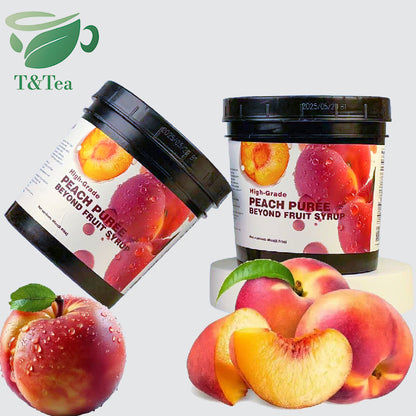 High-Grade Peach Purée Jam – 46 oz | 2.9 lb