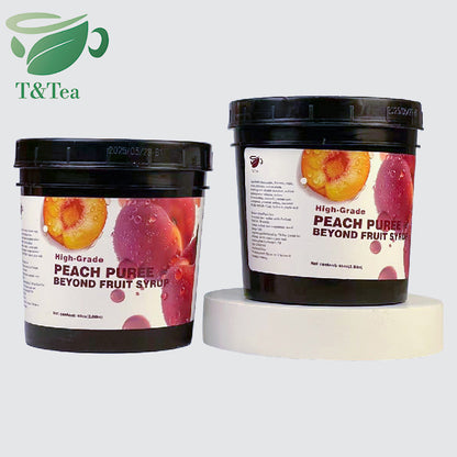 High-Grade Peach Purée Jam – 46 oz | 2.9 lb