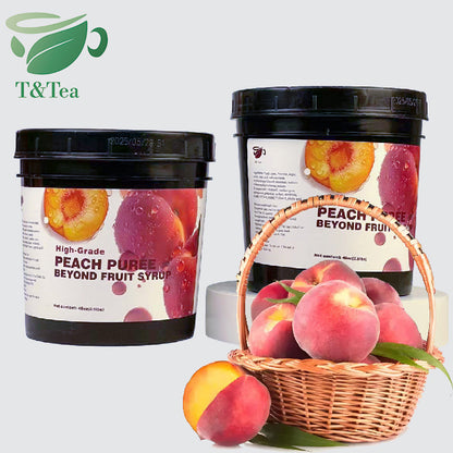 High-Grade Peach Purée Jam – 46 oz | 2.9 lb
