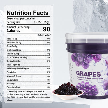 Grape Juice Popping Boba