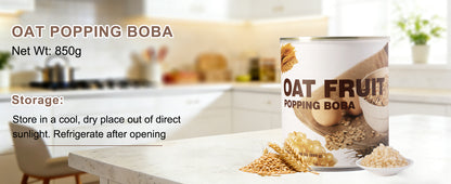 Creamy Oat Popping Boba