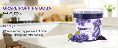 Grape Juice Popping Boba