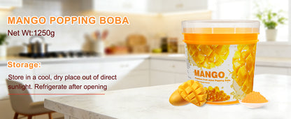 Mango Juice Popping Boba