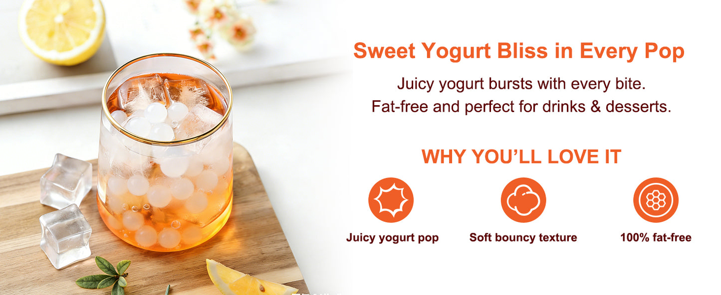 Yogurt Juice Popping Boba