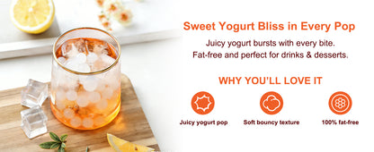 Yogurt Juice Popping Boba