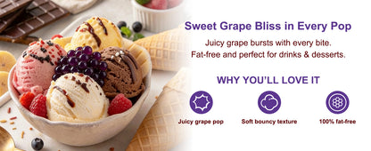 Grape Juice Popping Boba