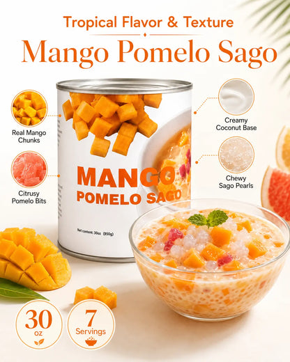 Mango Pomelo Sago Dessert Base – 30 oz
