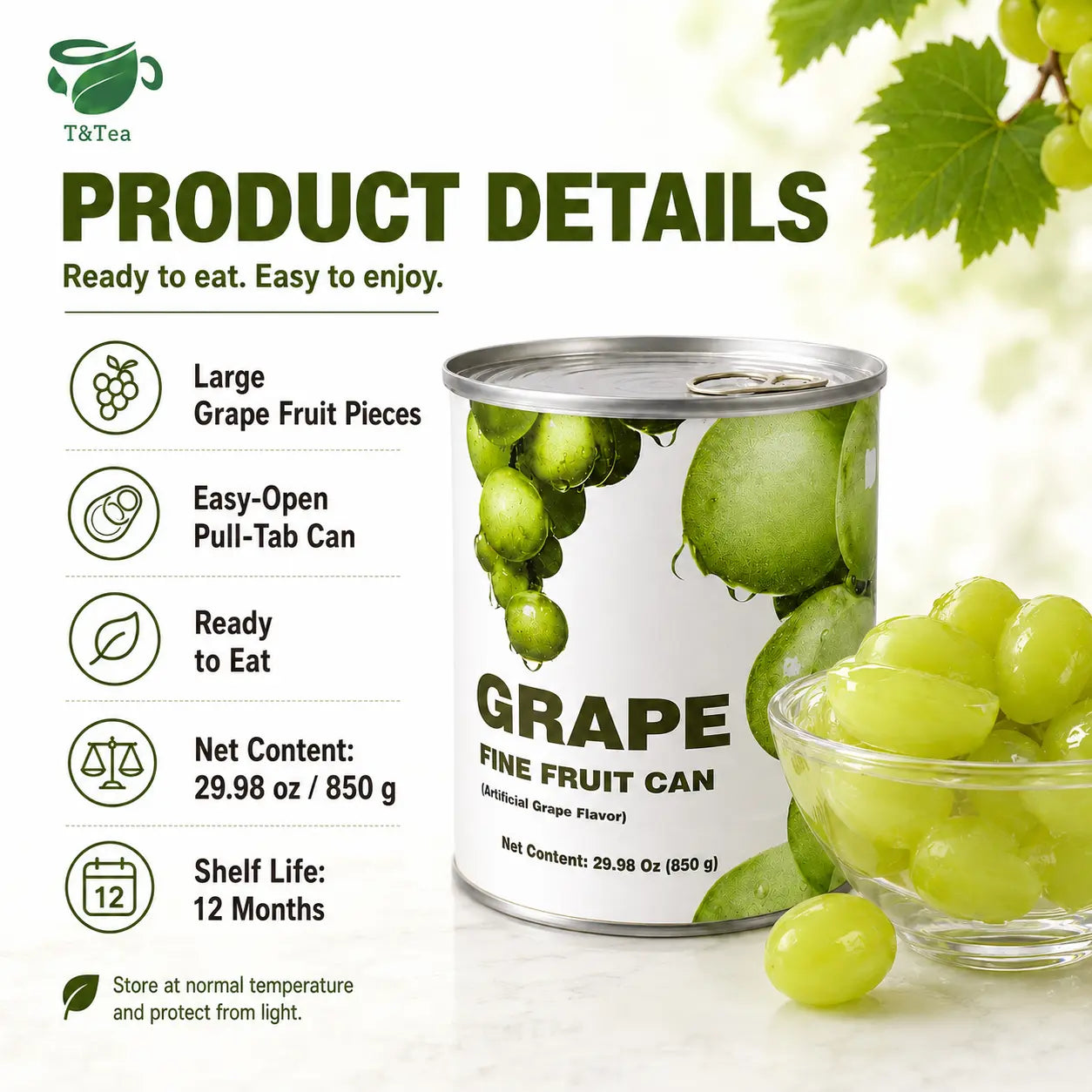 Grape Fruit Topping – 29.98 oz