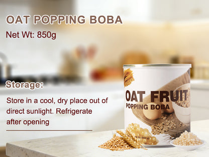 Creamy Oat Popping Boba