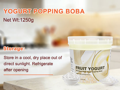 Yogurt Juice Popping Boba