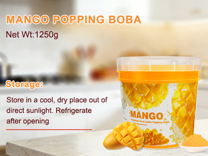 Mango Juice Popping Boba