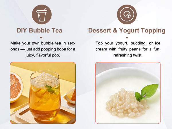 Creamy Oat Popping Boba