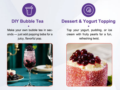 Grape Juice Popping Boba