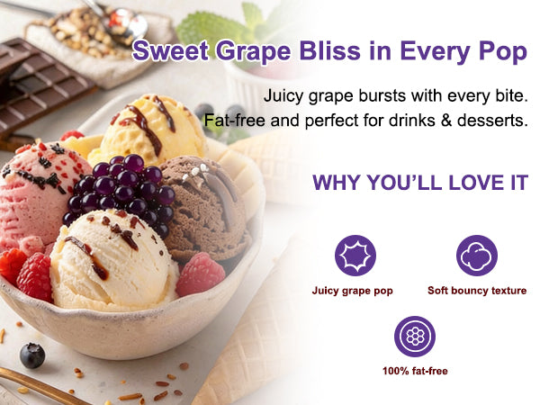 Grape Juice Popping Boba