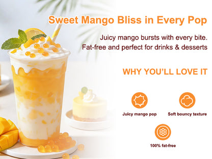 Mango Juice Popping Boba