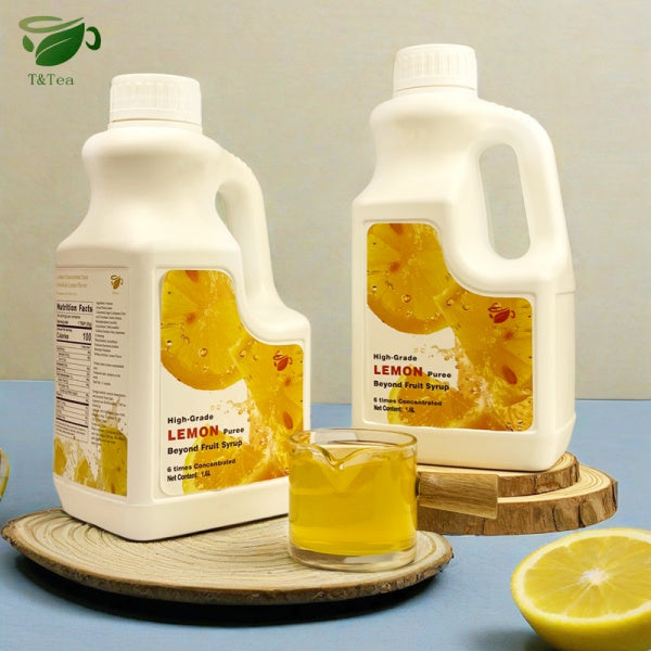 High-Grade Lemon Purée Syrup Concentrate – 1.6 L | 6× Concentrated