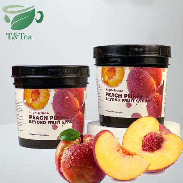 High-Grade Peach Purée Jam – 46 oz | 2.9 lb